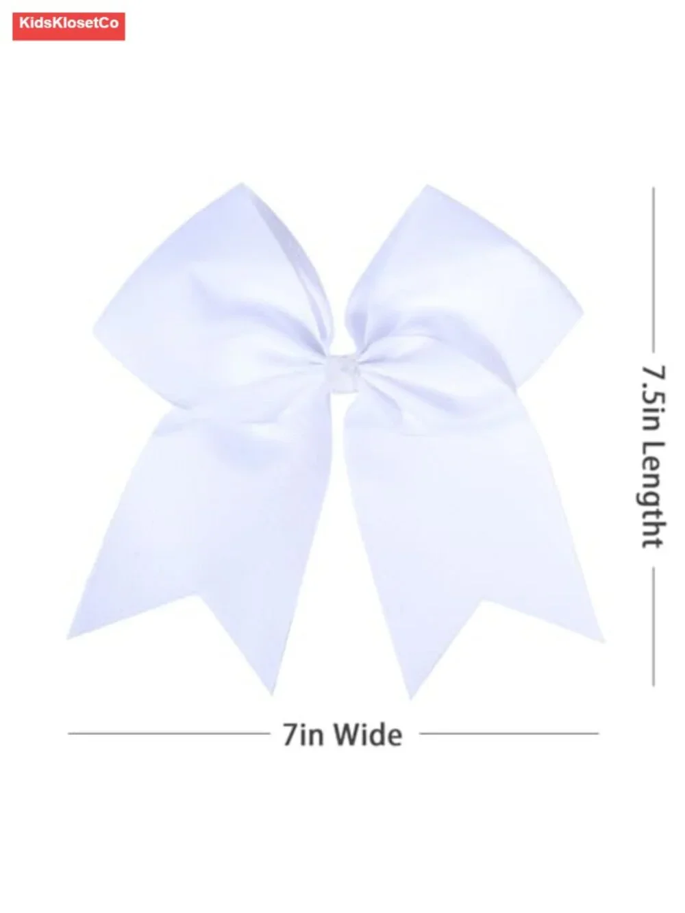 12-Pack 7-Inch Jumbo Hair Bows with Long Tails Grosgrain Ribbon Alligator Clips